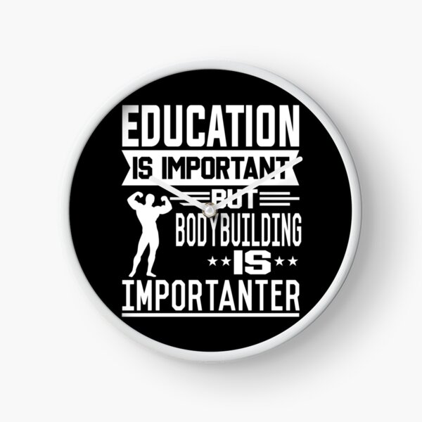Item preview, Education is important but Bodybuilding is Importanter designed and sold by printhappy4you.