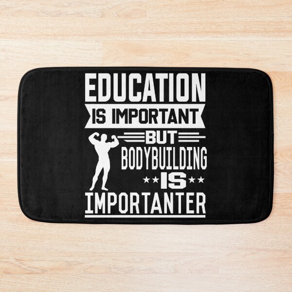 Item preview, Education is important but Bodybuilding is Importanter designed and sold by printhappy4you.