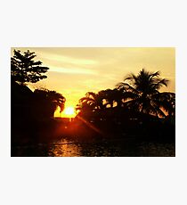 Sunset, yet again ... Photographic Print