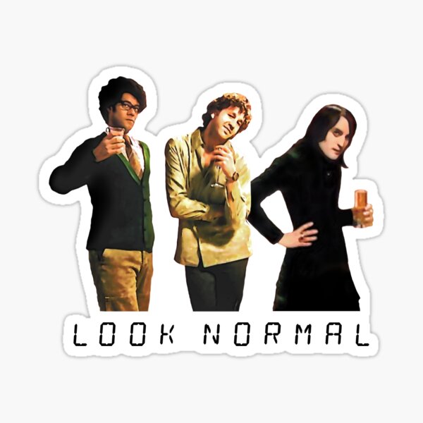 Look Normal - The IT Crowd Sticker