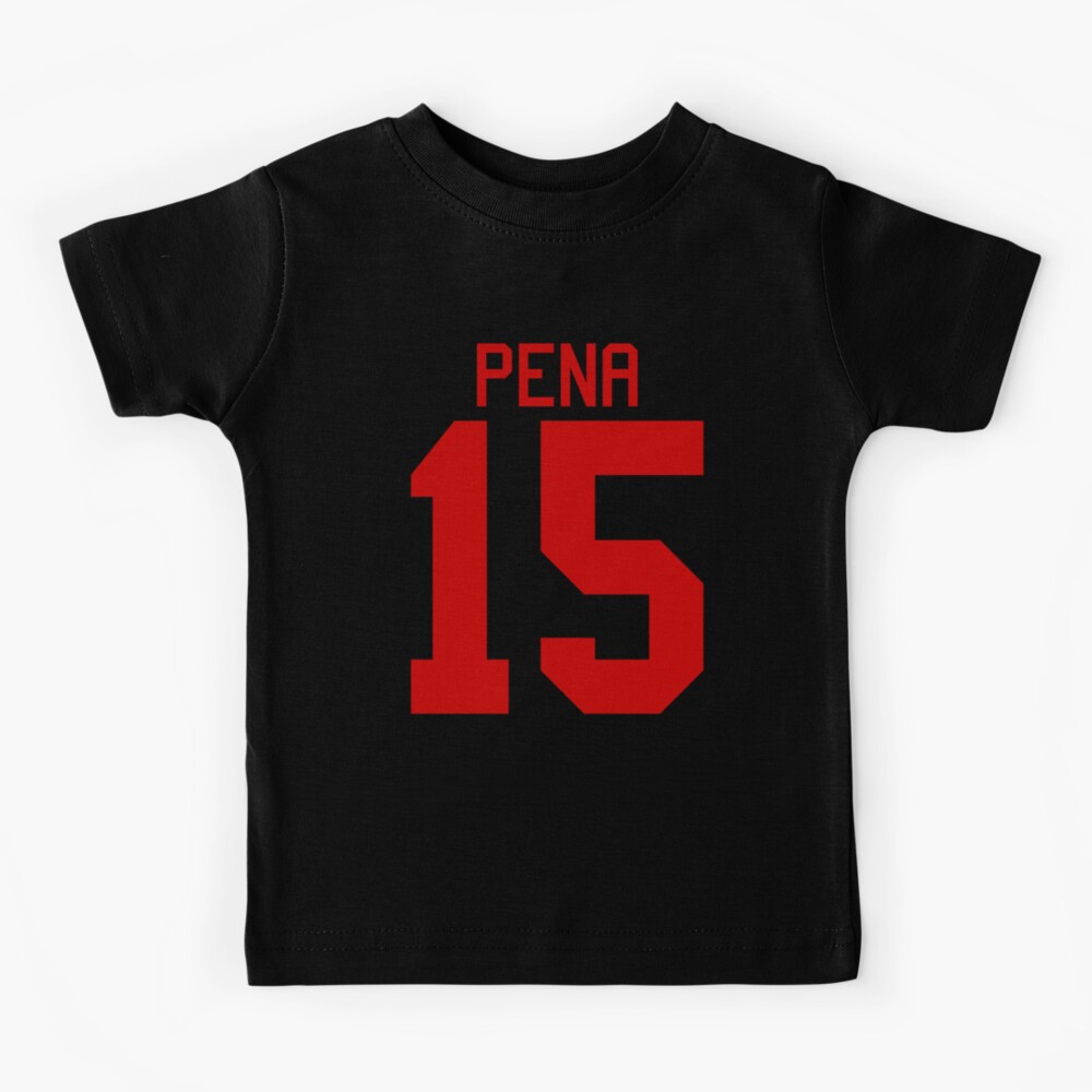 Carlos Pena jersey - red text Fitted  Kids T-Shirt for Sale by