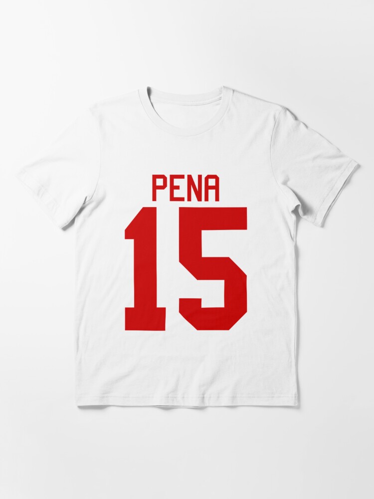 Carlos Pena jersey - red text Fitted  Essential T-Shirt for Sale