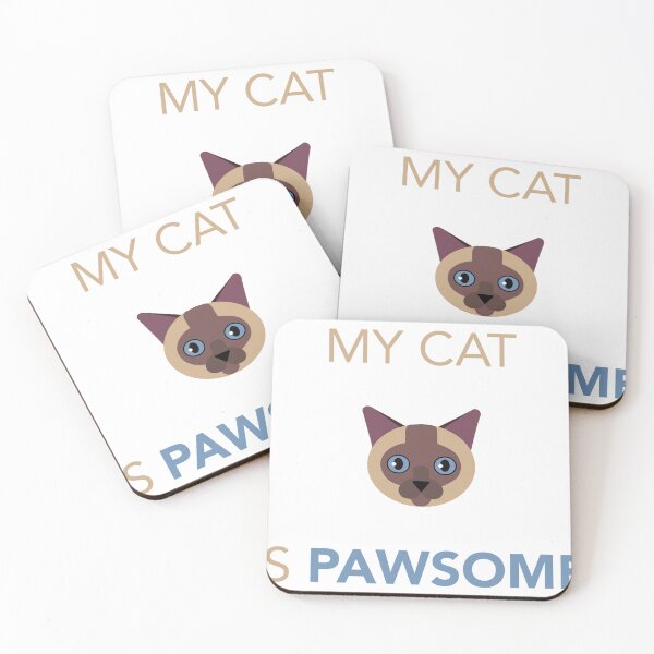 Item preview, My cat is pawsome (siamese) designed and sold by Arth1nker.