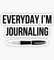 Pegatina Todos los días estoy escribiendo #humor