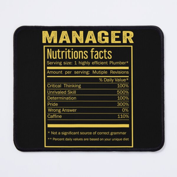 Item preview, Mens Womens manager anniversaire Gifts Shirt, Cool manager Funny Nutrition Facts Mens Womens Christm designed and sold by CarlosKraus93.