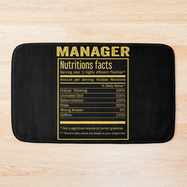 Item preview, Mens Womens manager anniversaire Gifts Shirt, Cool manager Funny Nutrition Facts Mens Womens Christm designed and sold by CarlosKraus93.