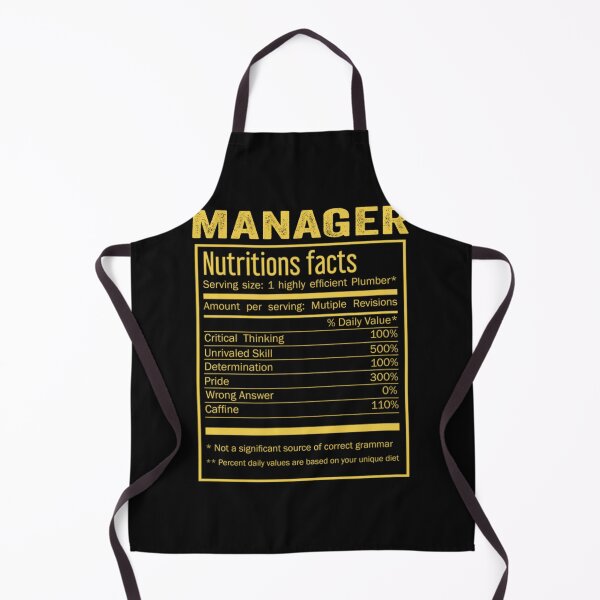 Item preview, Mens Womens manager anniversaire Gifts Shirt, Cool manager Funny Nutrition Facts Mens Womens Christm designed and sold by CarlosKraus93.