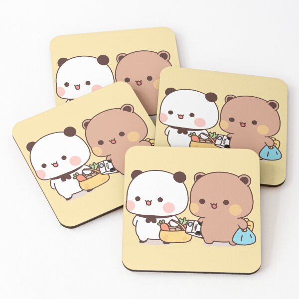 Item preview, Cute Bubu And Dudu Go To Grocery Together designed and sold by gingersweet.