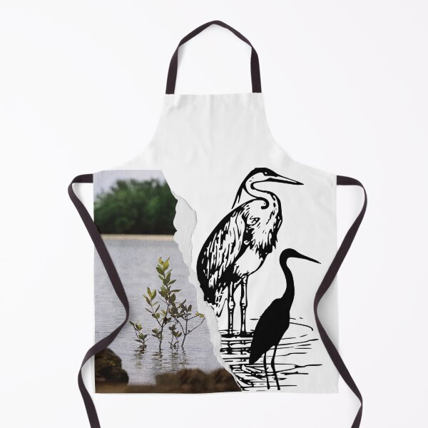 Item preview, the heron and the crane designed and sold by Jessi-Sketches.