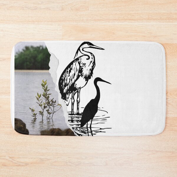 Item preview, the heron and the crane designed and sold by Jessi-Sketches.
