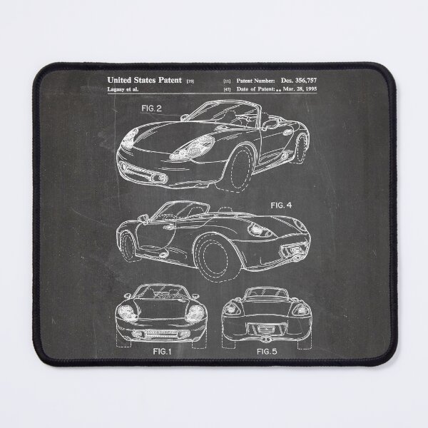 Item preview, Porsche Patent - 911 Carrera Art - Black Chalkboard designed and sold by patentpress.