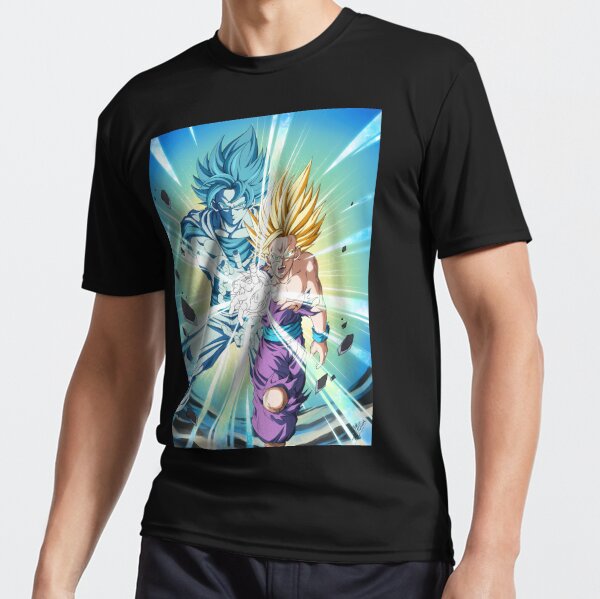 SSJ2 Son Goku Super Saiyan 2 Flame Fire 3D T-Shirt — DBZ Store