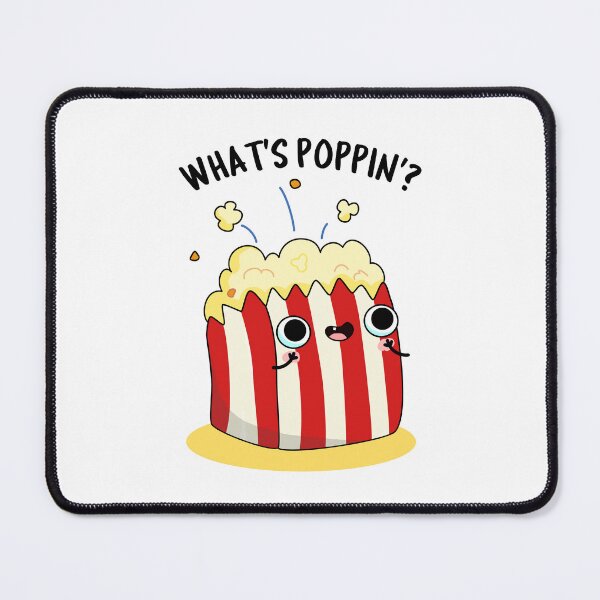 Item preview, What's Poppin Funny Popcorn Puns designed and sold by punnybone.