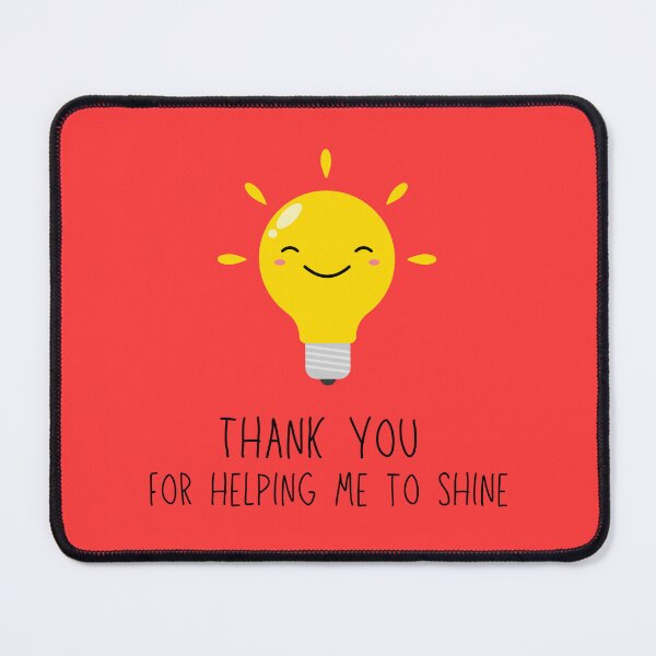 Item preview, Thank you for helping me to shine - Appreciation for teacher, Grateful for boss, Thankful for Coach designed and sold by CherieTree.