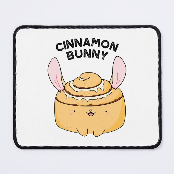 Item preview, Cinnamon Bunny Funny Cinnamon Bun Puns  designed and sold by punnybone.