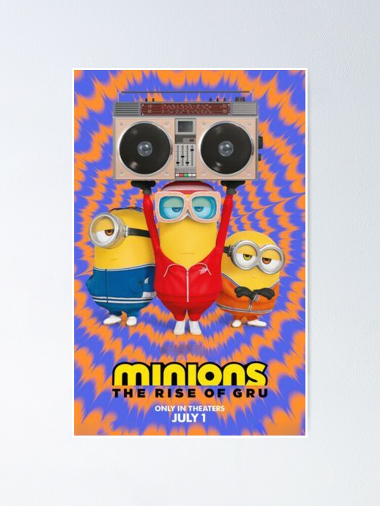 "The Rise of Gru Movie 2022" Poster for Sale by smierobee | Redbubble