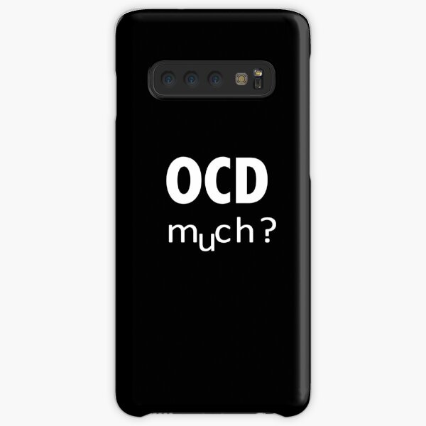 OCD MUCH black Samsung Galaxy Snap Case