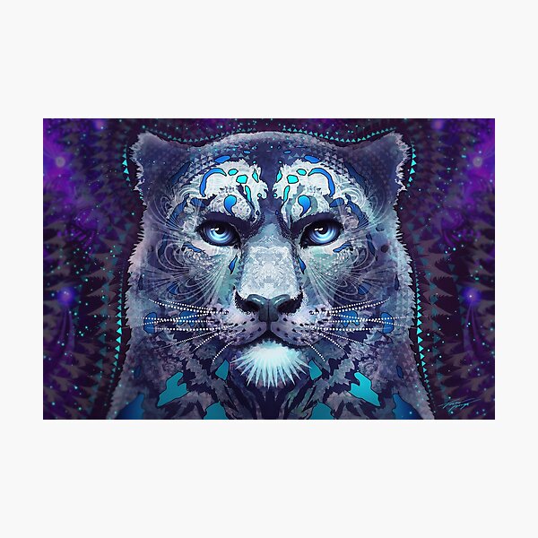 Snow Leopard Photographic Print