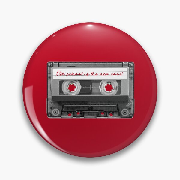 Item preview, Old School is the New Cool! (on Red) designed and sold by epinkb.