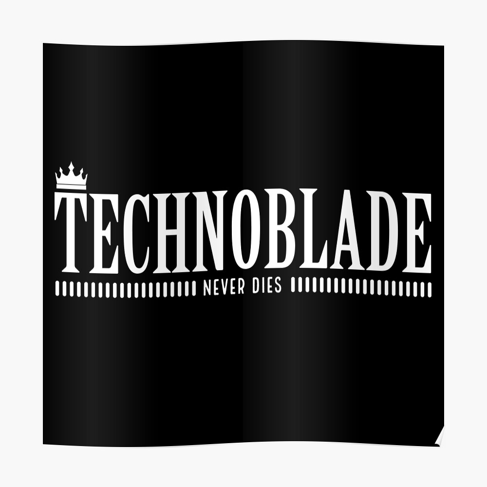 Technoblade last words Sticker for Sale by Animeplex