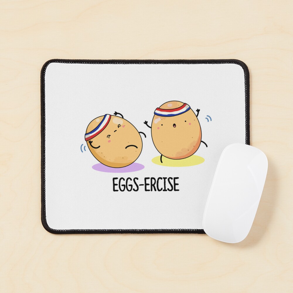 Eggsercise Cute Egg Pun.