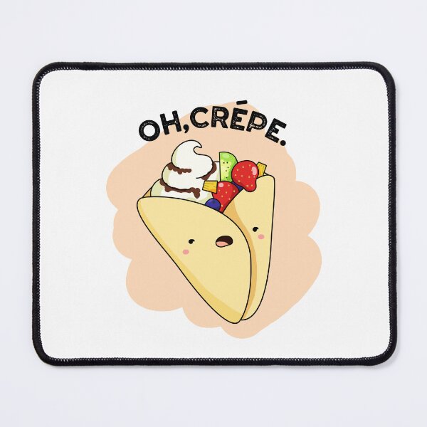 Item preview, Oh Crepe Funny Food Puns  designed and sold by punnybone.