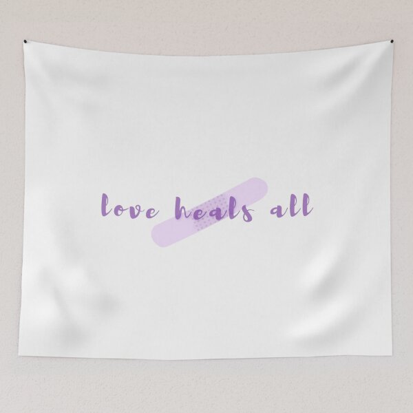 Item preview, love heals love is powerful, love heals all, love quotes designed and sold by riidesignss.