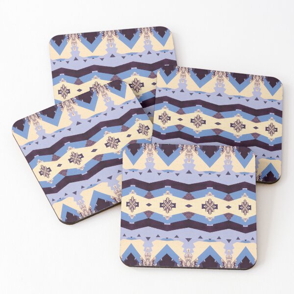 Item preview, Modern Art Deco Digital Age by Jenny Meehan Purple Tiled Pattern  designed and sold by Jenny Meehan Art Prints and Patterns  .