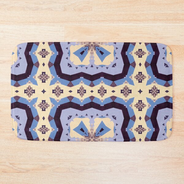 Item preview, Modern Art Deco Digital Age by Jenny Meehan 2 Purple Tiled Pattern  designed and sold by Jenny Meehan Art Prints and Patterns  .