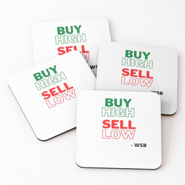 Item preview, Buy High Sell Low Wallstreetbets designed and sold by joyfulcreator.