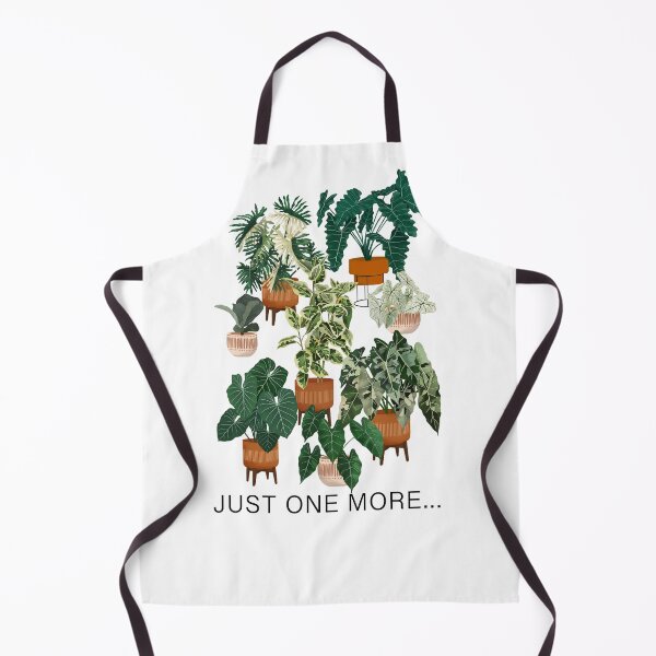 Item preview, Just one more plant, botanical illustration and quote designed and sold by Ana Moguš.