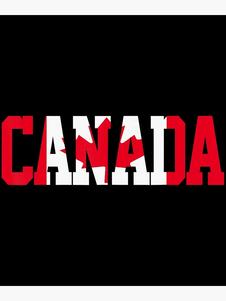 "Canada Day Maple Leaf Canadian Roots American Flag Patriotic" Poster