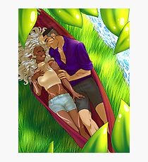 Shallura in a Cozy Hammock Photographic Print