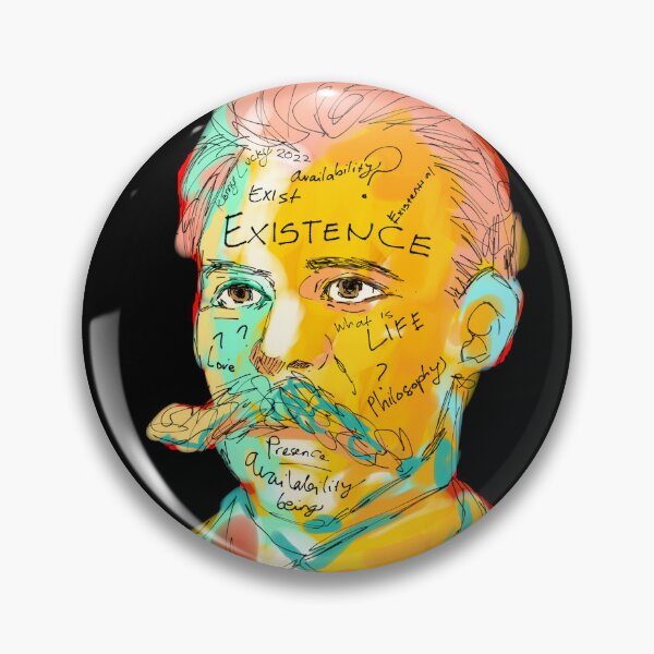 Item preview, Nietzsche questioning existentialism designed and sold by KennyLucky.
