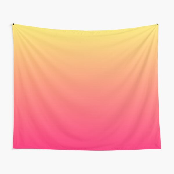 modern chic girly hot pink orange fuschia ombre Tapestry
