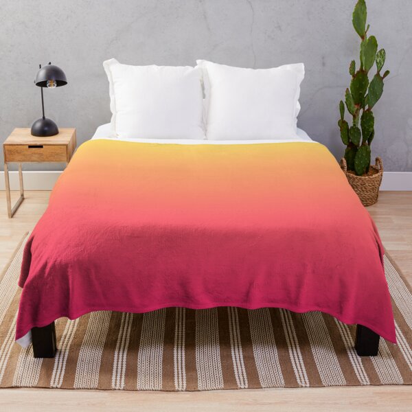 Item preview, preppy modern chic girly hot pink orange fuschia ombre designed and sold by LEILA ART SPACE.