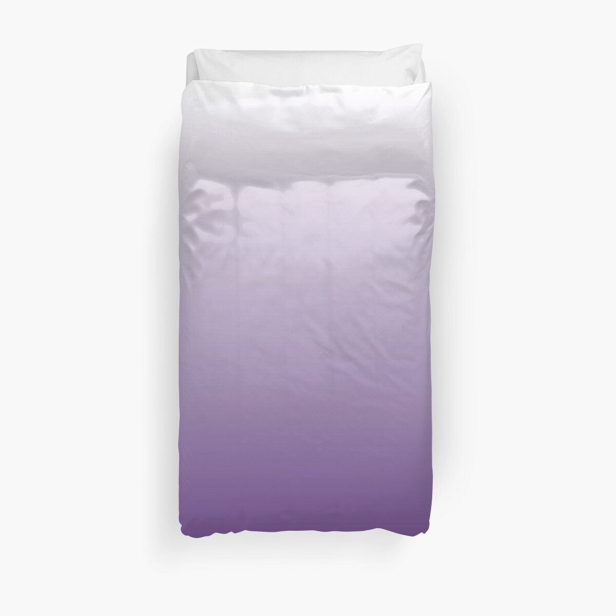 Chic Minimalist Egant Abstract Lilac Purple Ombre Duvet Cover By