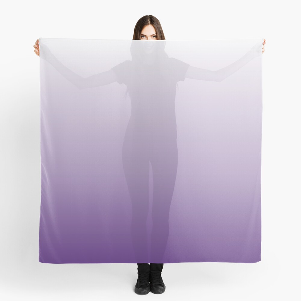 chic minimalist egant abstract lilac purple ombre Scarf