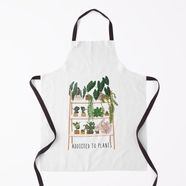Item preview, Addicted to plants, plant quote and illustration designed and sold by Ana Moguš.