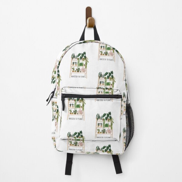 Item preview, Addicted to plants, plant quote and illustration designed and sold by Ana Moguš.