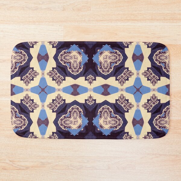 Item preview,  Modern Art Deco Digital Age by Jenny Meehan 6 Purple Tiled Pattern  designed and sold by Jenny Meehan Art Prints and Patterns  .