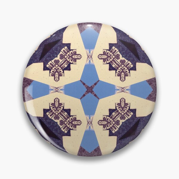 Item preview,  Modern Art Deco Digital Age by Jenny Meehan 6 Purple Tiled Pattern  designed and sold by Jenny Meehan Art Prints and Patterns  .