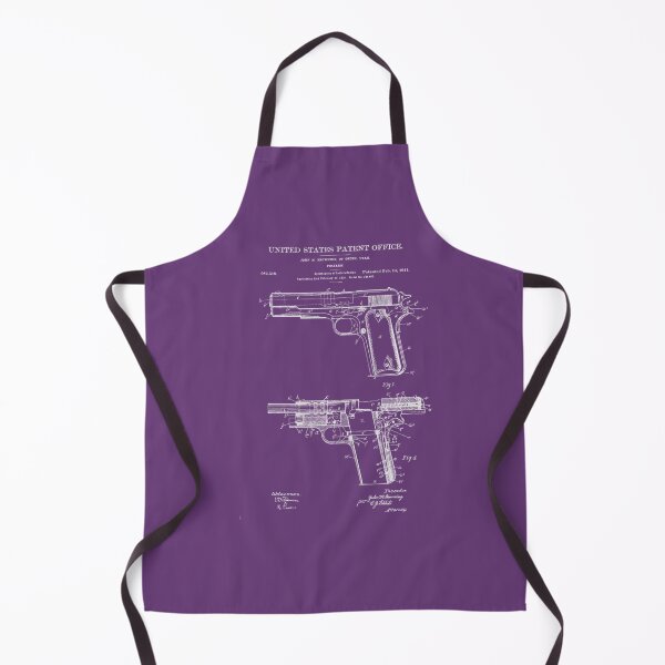 Item preview, 1911 Retro Vintage Handgun Diagram Blueprint Pistol 45Acp designed and sold by BurruKeni.