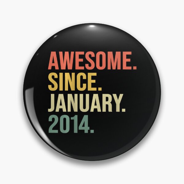 Item preview, Kids Awesome Since January 2014, 6 Years Old, 6Th Birthday designed and sold by HoteiChiko.