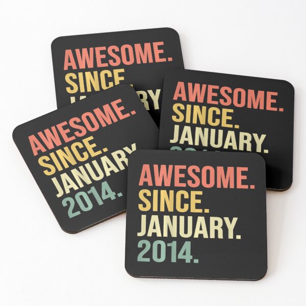 Item preview, Kids Awesome Since January 2014, 6 Years Old, 6Th Birthday designed and sold by HoteiChiko.