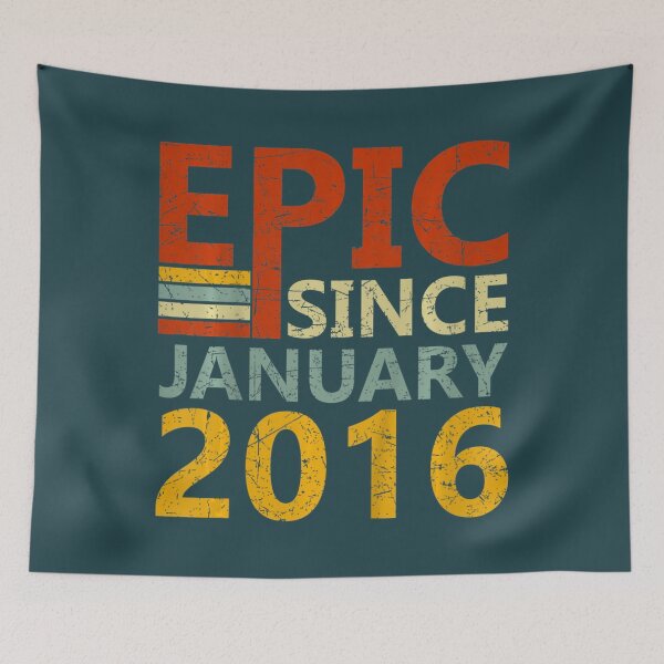 Item preview, Kids Born In January 2016 Epic Since 6 Yr Old 6Th Birthday designed and sold by HoteiChiko.
