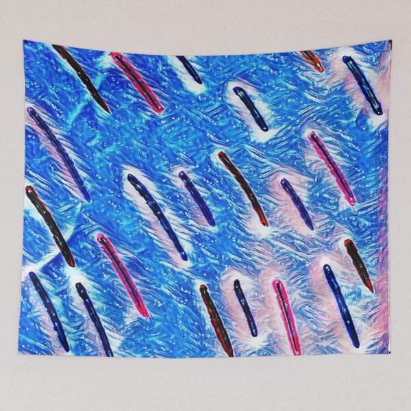 Item preview, Candy stripes on a winters day  designed and sold by mindmaster007.