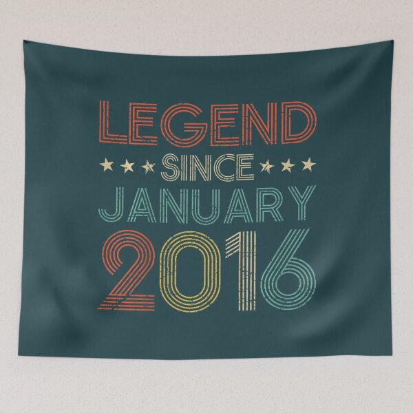 Item preview, Kids Born In January 2016 Legend Since 6 Yr Old 6Th Birthday designed and sold by HoteiChiko.