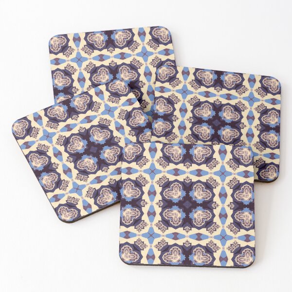 Item preview,  Modern Art Deco Digital Age by Jenny Meehan 7 Purple Tiled Pattern  designed and sold by Jenny Meehan Art Prints and Patterns  .