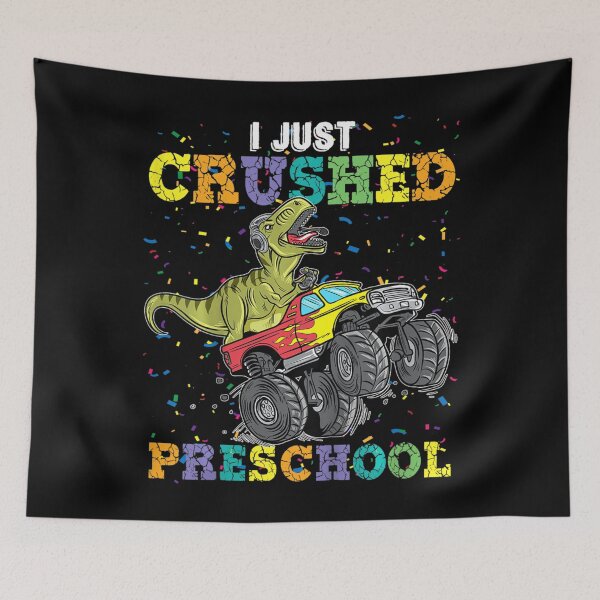 Item preview, Kids I Just Crushed Preschool Dinosaur T-Rex Gaming Monster Truck designed and sold by HoteiChiko.